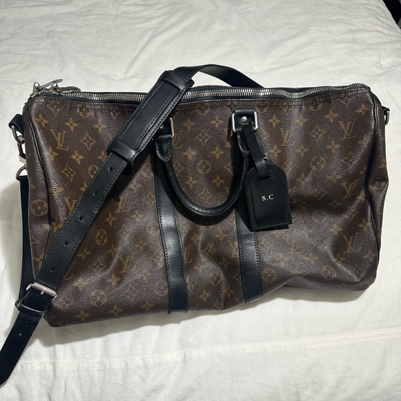 Louis Vuitton 45 Luxury Brown Monogram Travel Bag
